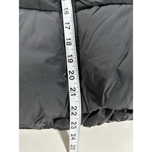 Canada Weather Gear Black Sherpa Fleece Puffer Hybrid Hooded Jacket Men's Medium - Picture 6 of 11